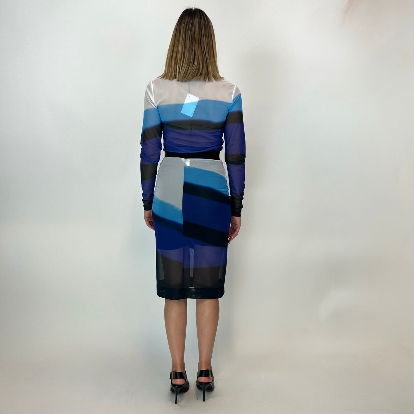 DRIES VAN NOTEN Completo in tulle