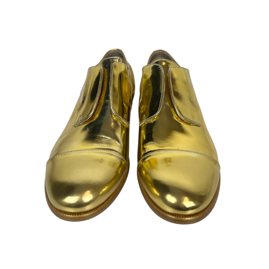 FRATELLI ROSSETTI Scarpa mocassino in pelle dorata