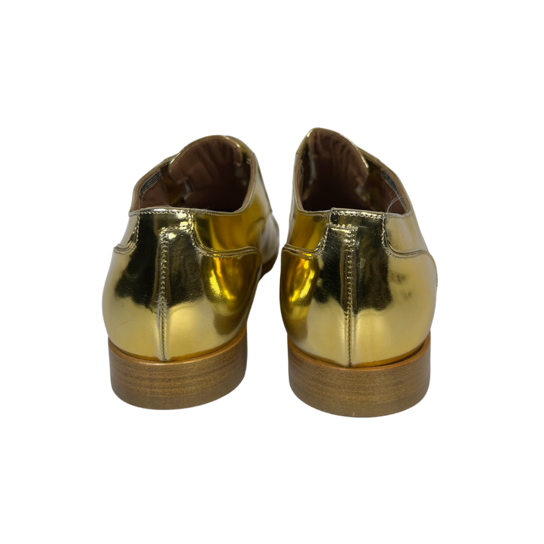 FRATELLI ROSSETTI Scarpa mocassino in pelle dorata