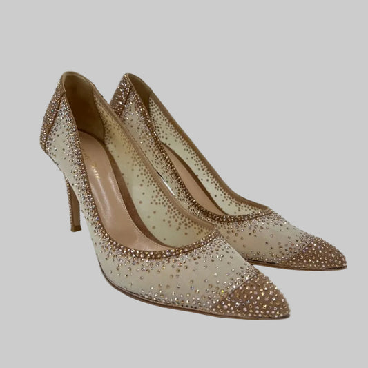 GIANVITO ROSSI Scarpa decolté nude