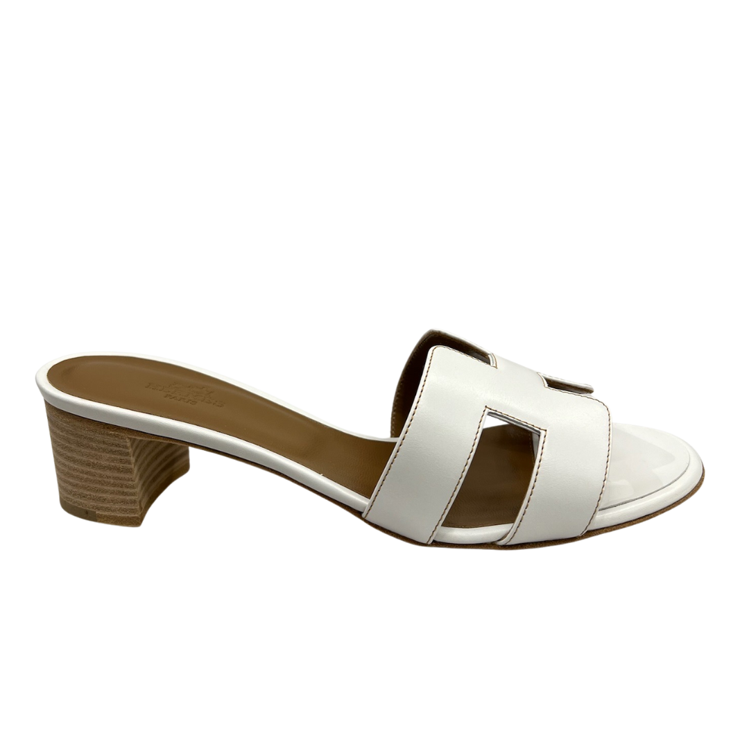 HERMES Sandalo Oasis bianco