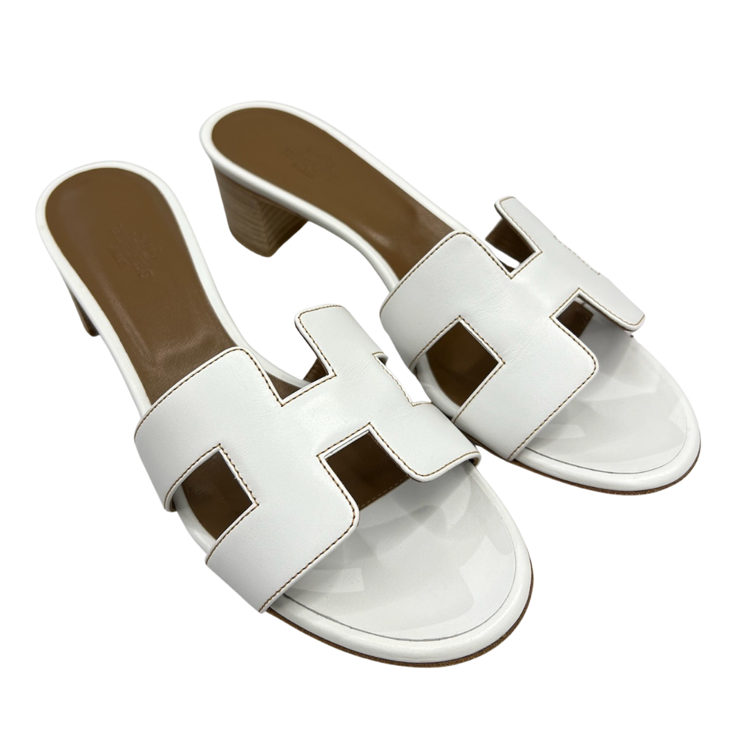 HERMES Sandalo Oasis bianco