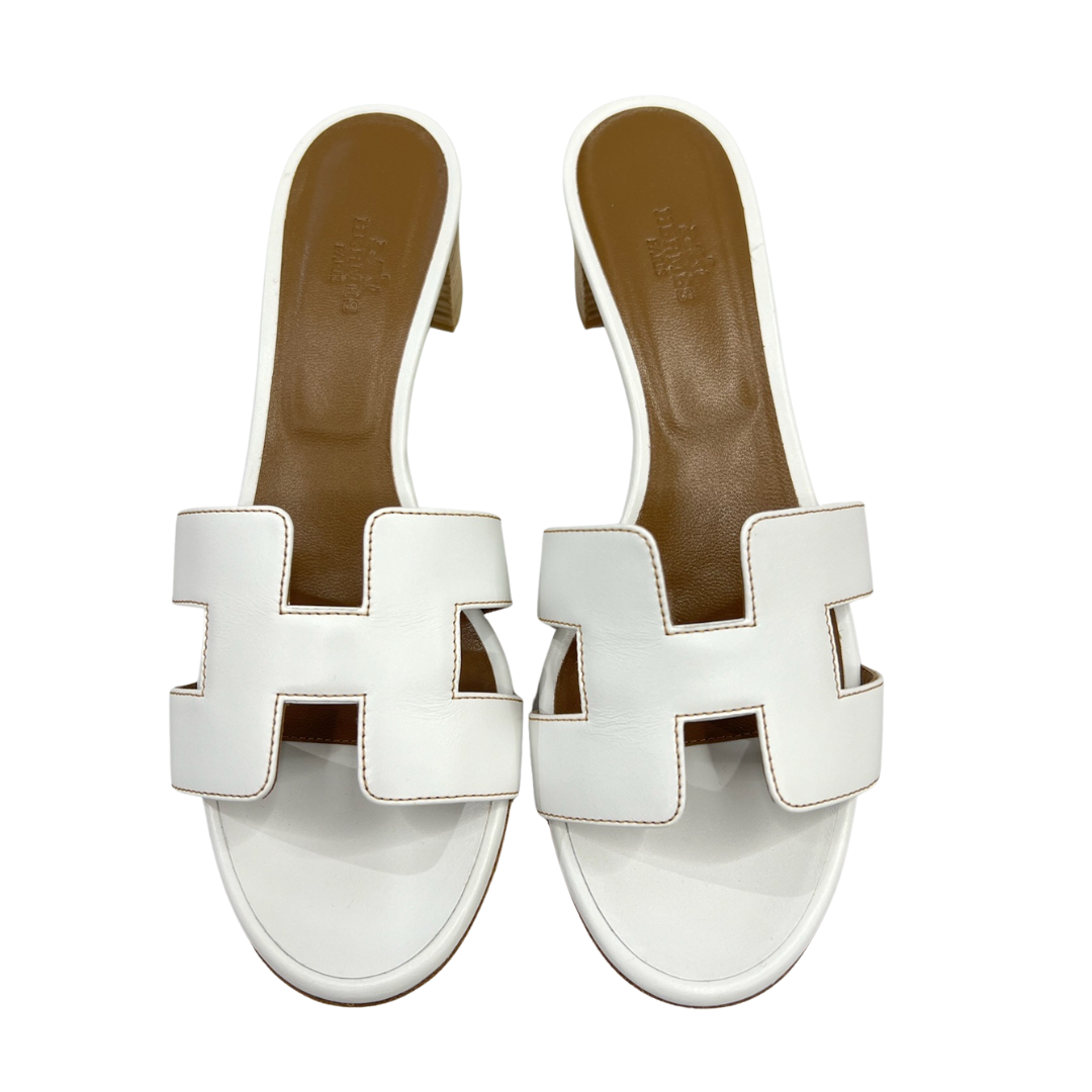 HERMES Sandalo Oasis bianco