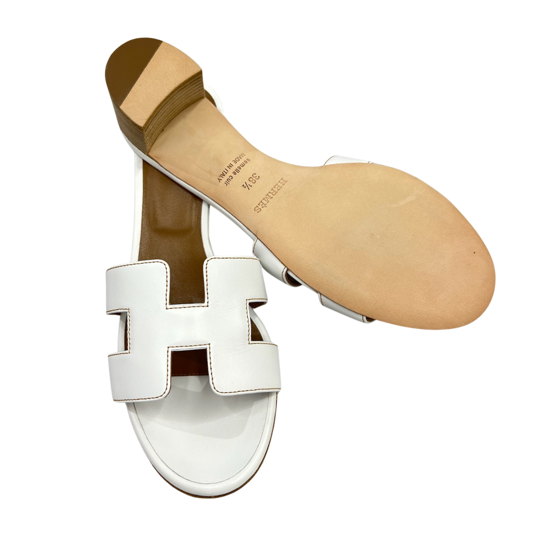 HERMES Sandalo Oasis bianco
