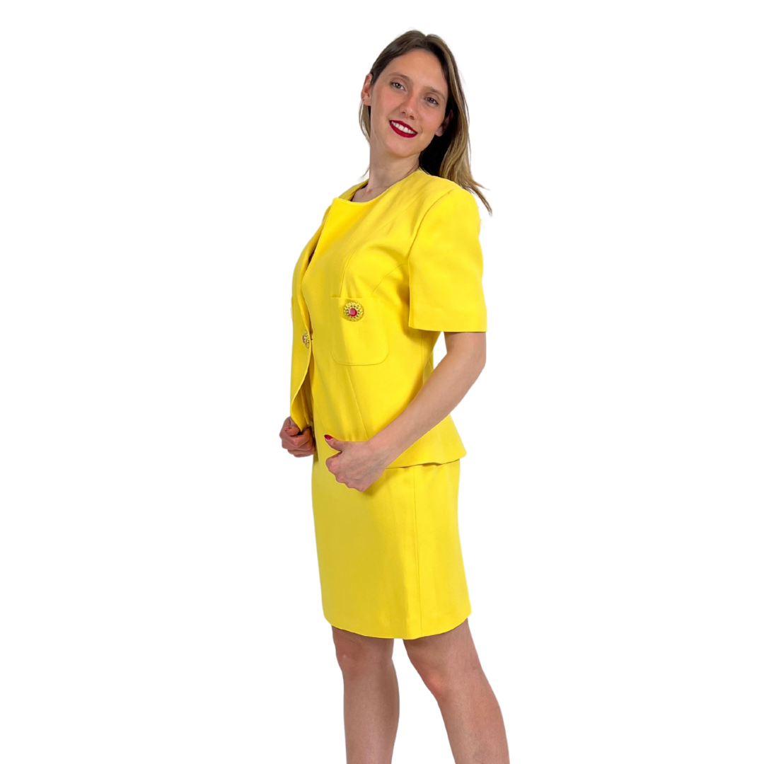 DONELLA Mimmina Tailleur giallo limone