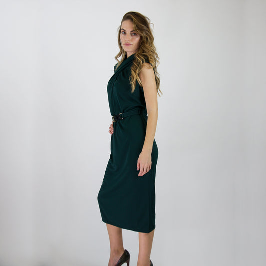 LAUREN RALPH LAUREN Abito jersey verdone