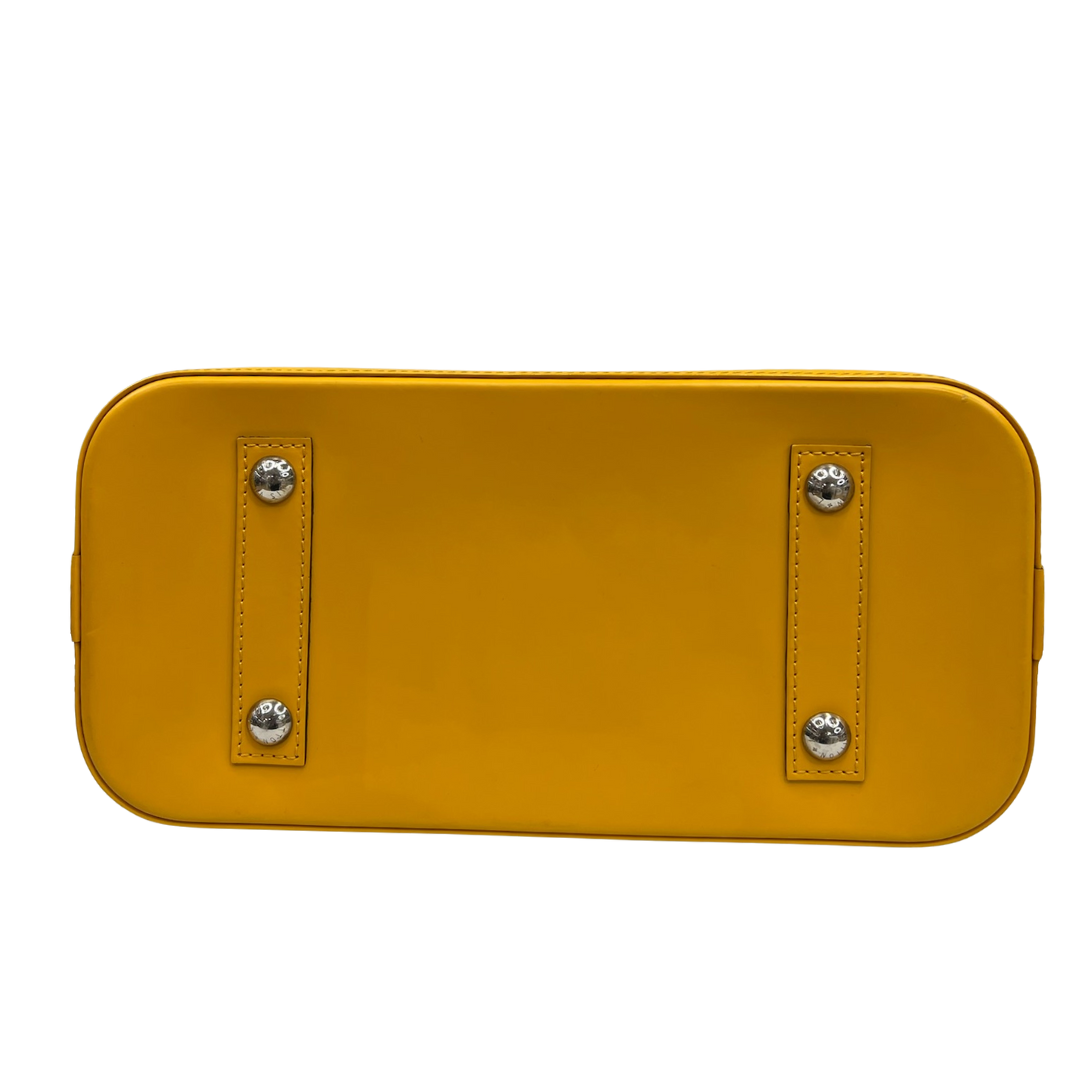 LOUIS VUITTON Borsa Alma MM in epi giallo