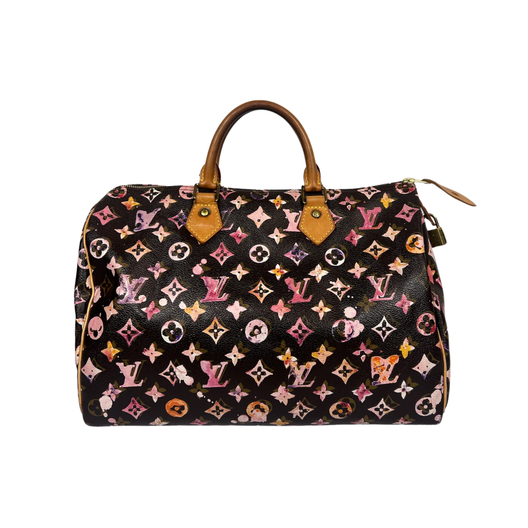 LOUIS VUITTON Borsa Speedy 35 Aquarelle by Richard Prince