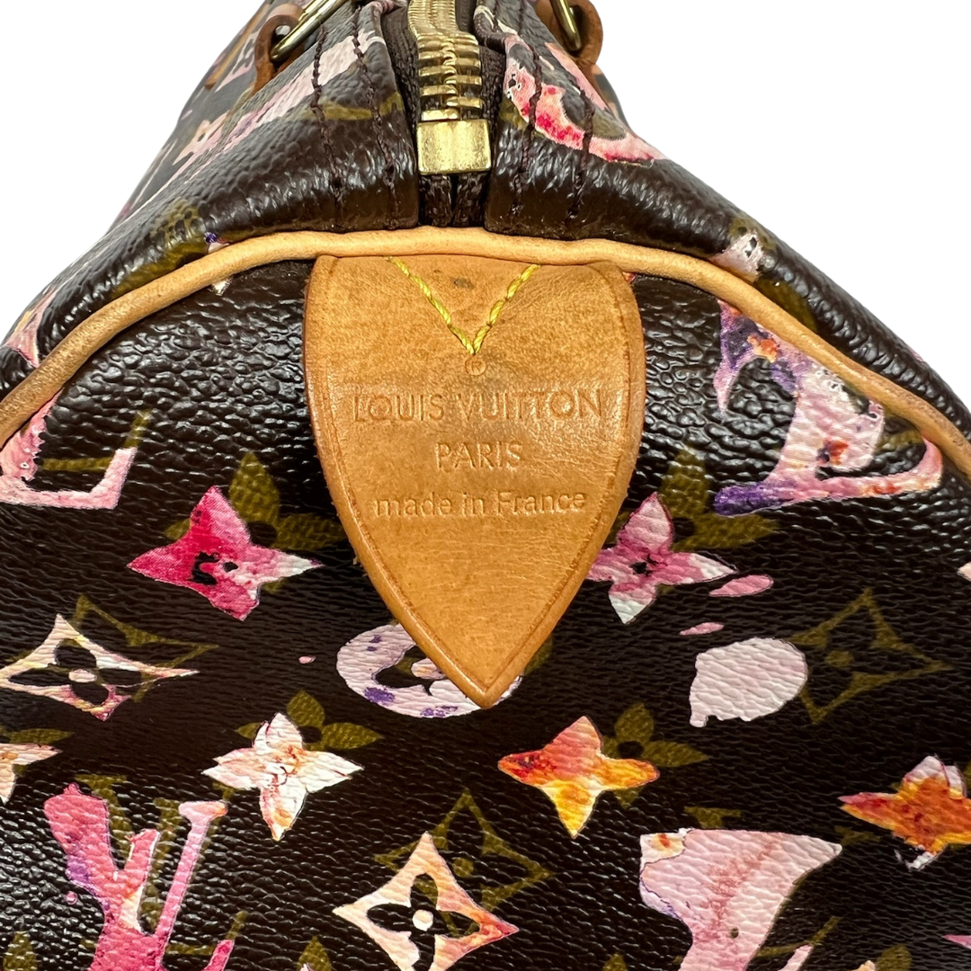LOUIS VUITTON Borsa Speedy 35 Aquarelle by Richard Prince