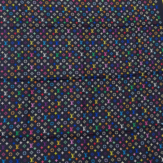 LOUIS VUITTON Foulard carrè in seta monogram multicolor