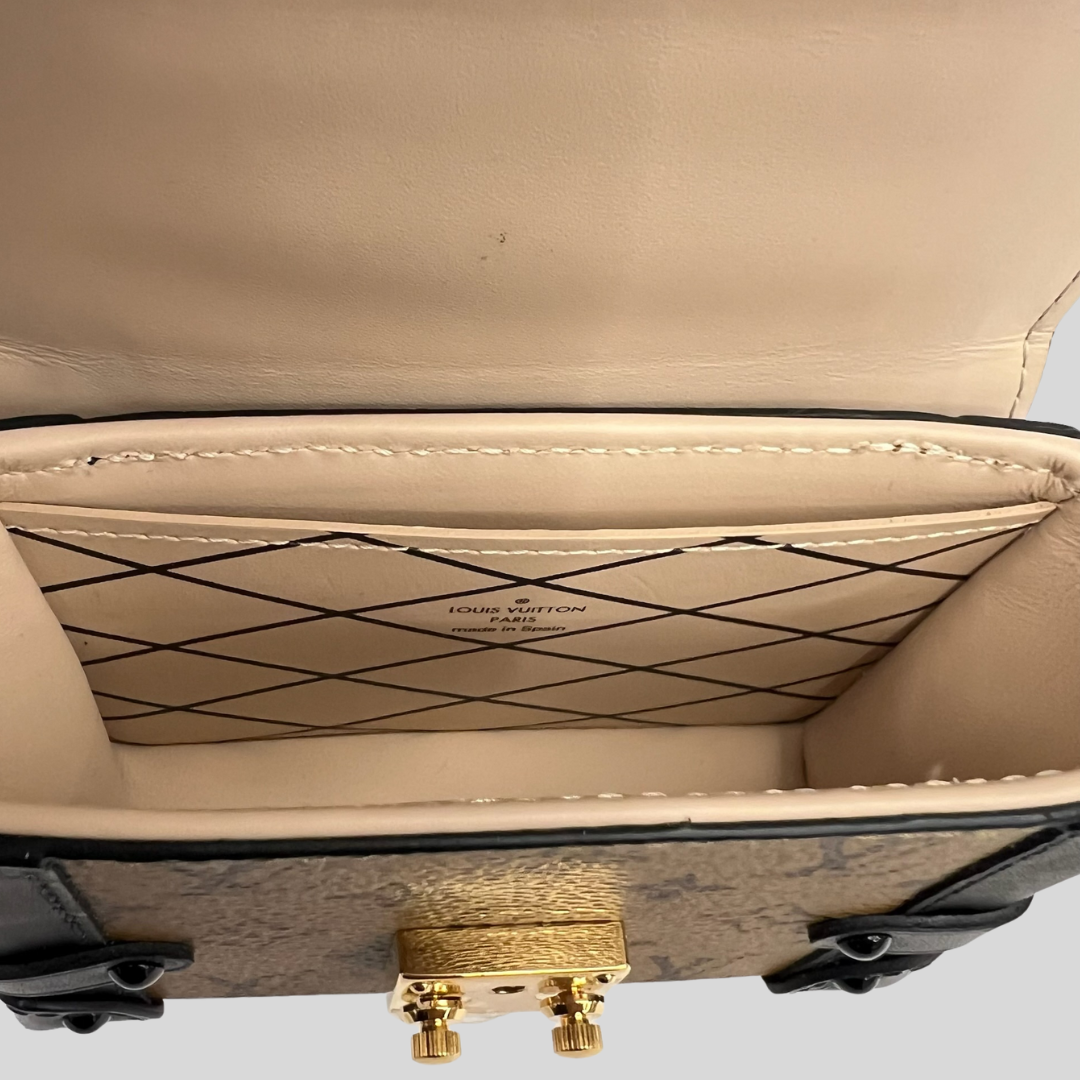 LOUIS VUITTON Portachiavi charms in tela monogram Trunk Essential