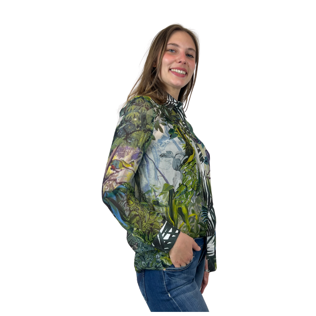 MAX MARA Camicia in voile di seta