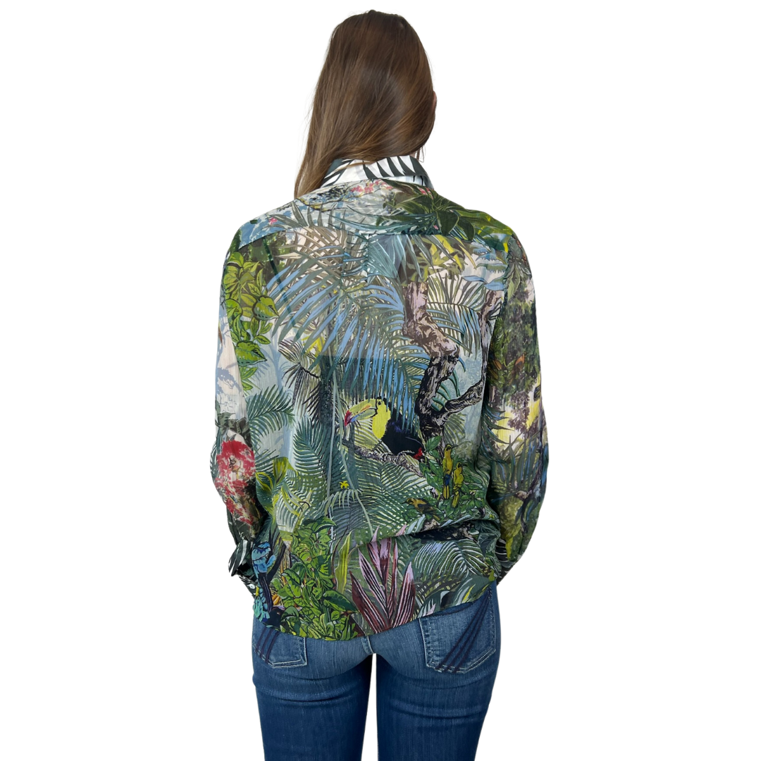MAX MARA Camicia in voile di seta