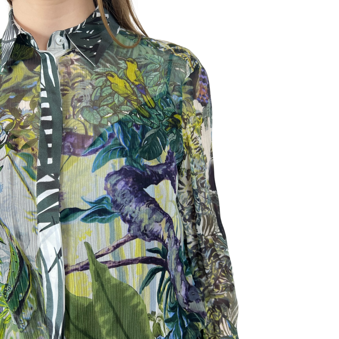 MAX MARA Camicia in voile di seta