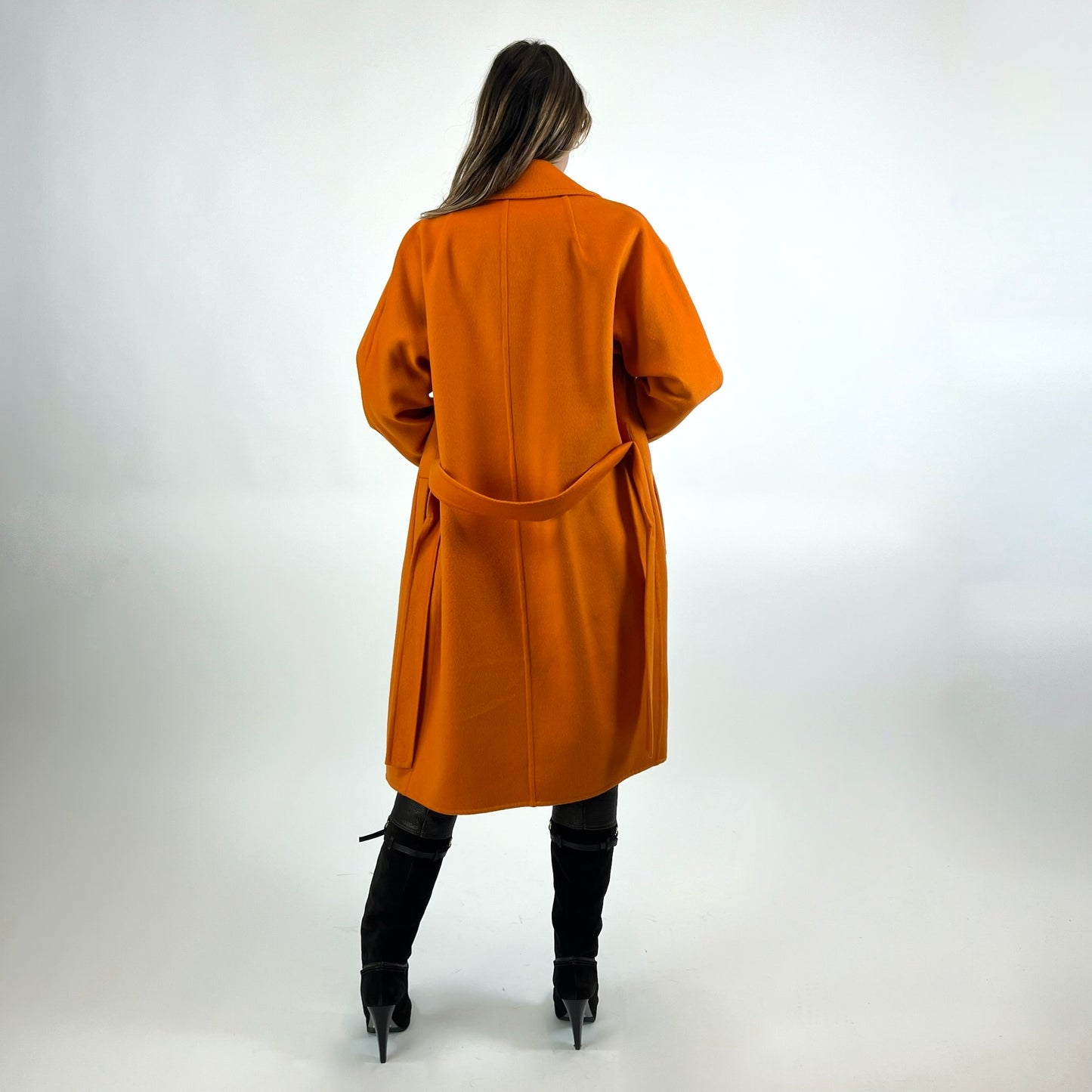 MAX MARA Cappotto doppio petto arancione