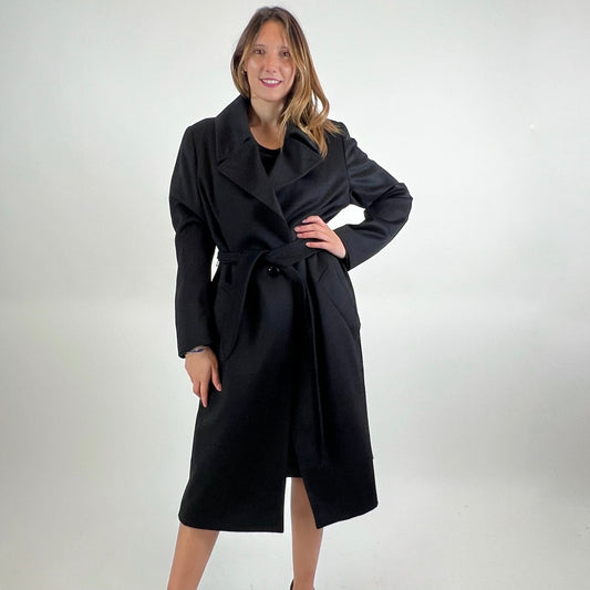 MAX MARA Cappotto in cashmere nero