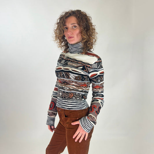 MISSONI Maglione multicolor collo alto