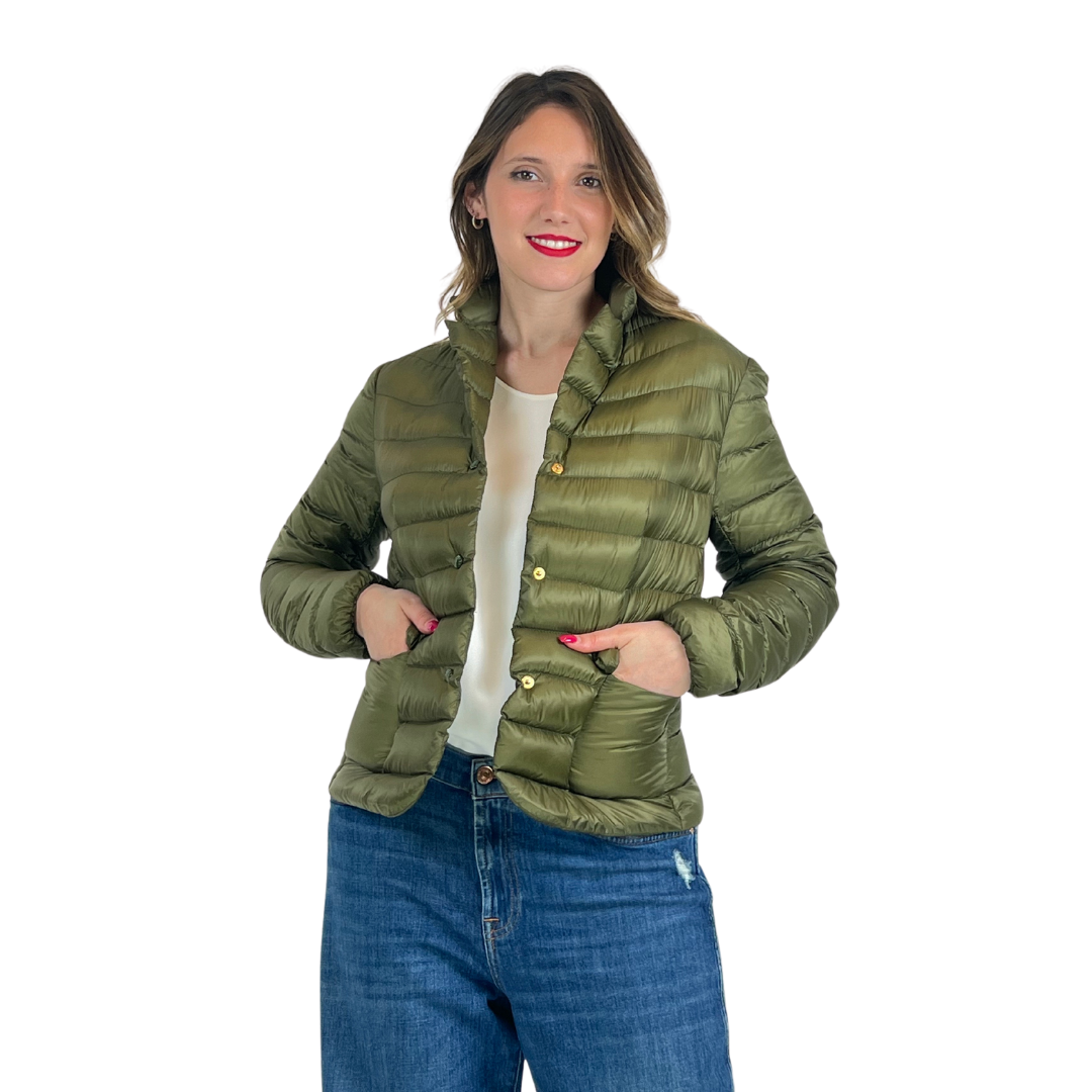 MONCLER Piumino 100 grammi verdone boutiquepelfini