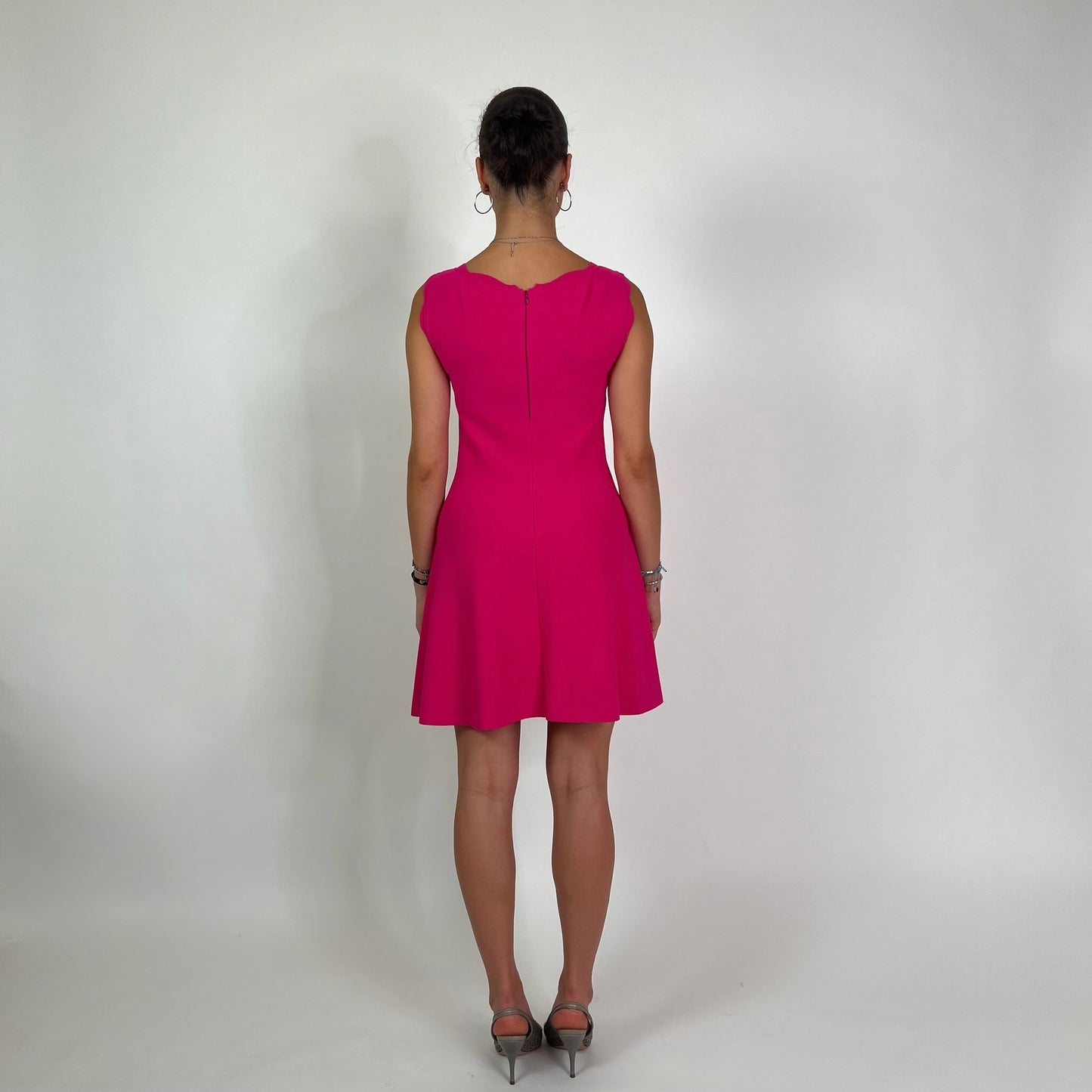 MORESI Completo abito e cardigan pink