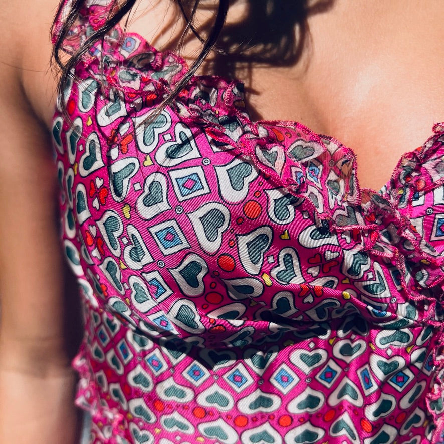 MOSCHINO Abito in seta pink