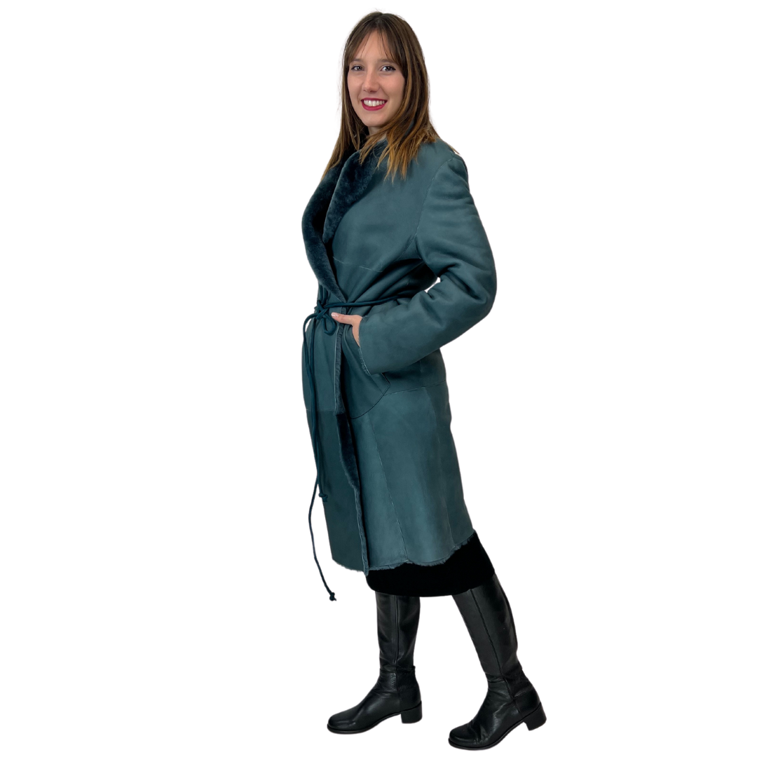 Montone reversibile Blu di prussia