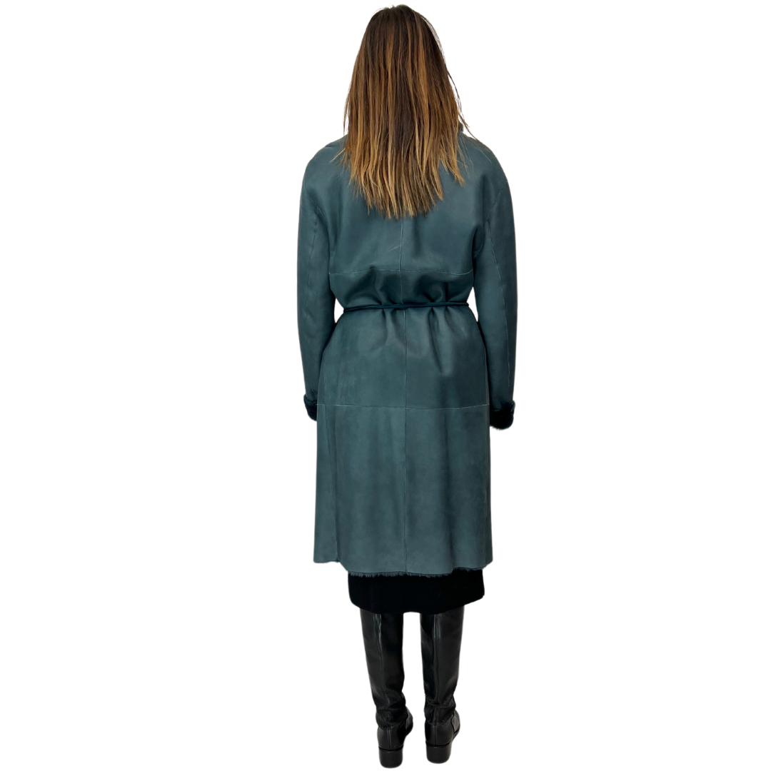 Montone reversibile Blu di prussia