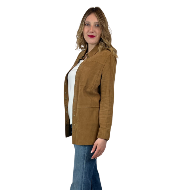 PINKO Giacca camicia in renna