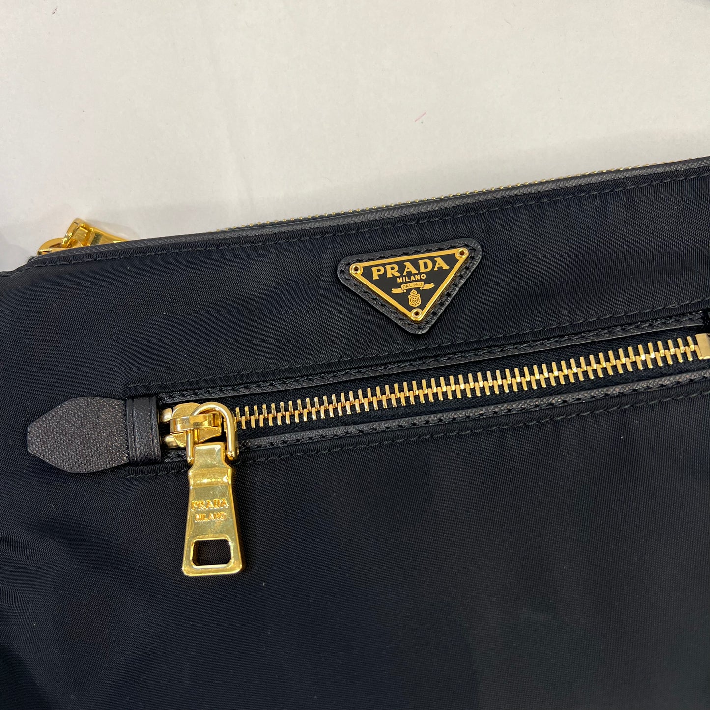 PRADA Borsa rettangolare nylon nero