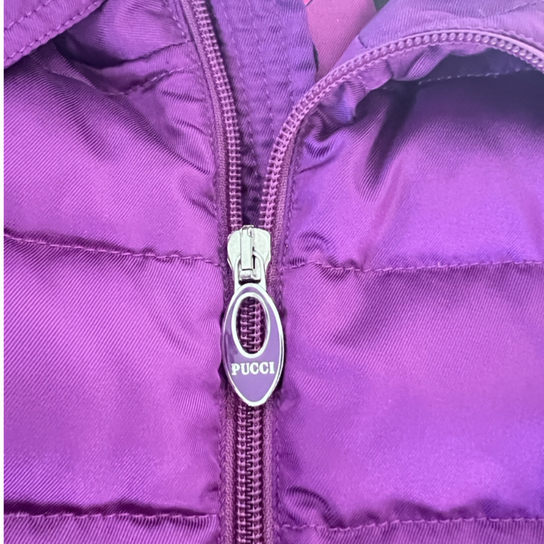 Piumino Emilio Pucci ciclamino