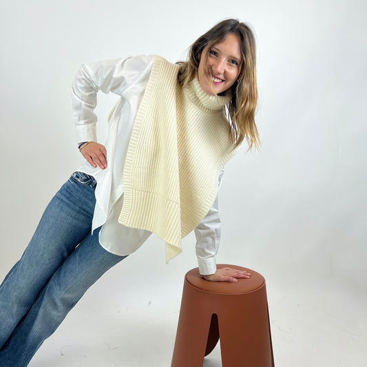 SISSIOTTOSTYLE Davantino in lana off white