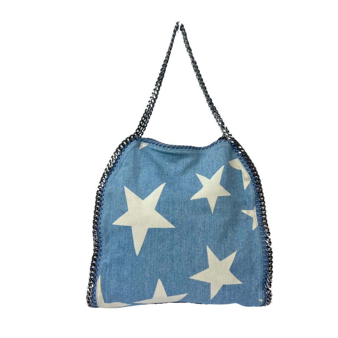 STELLA MC CARTNEY Borsa Falabella Denim Star