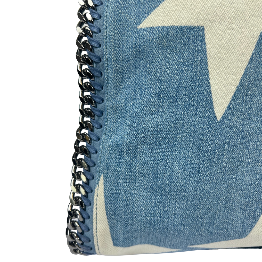 STELLA MC CARTNEY Borsa Falabella Denim Star