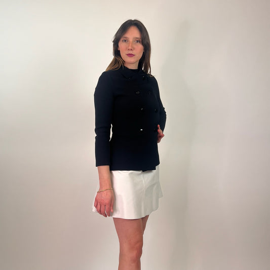 STELLA MC CARTNEY Giacca elasticizzata in jersey nera