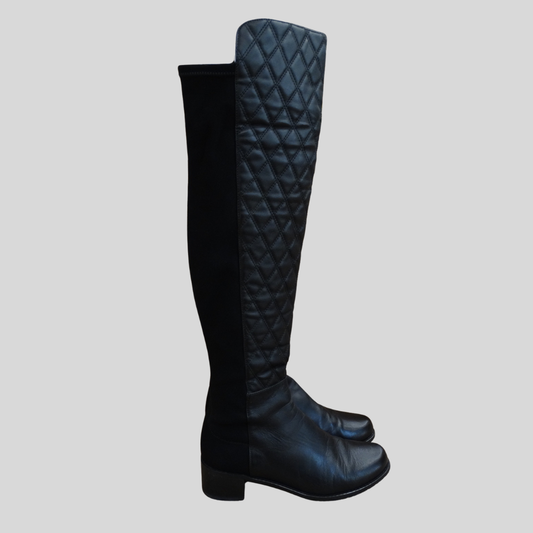 STUART WEITZMAN Stivale gambale alto in pelle