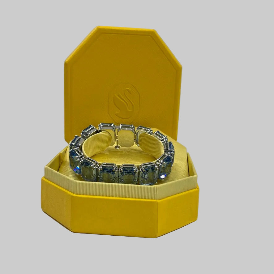 SWAROVSKI Bracciale Millenia con cristalli azzurri