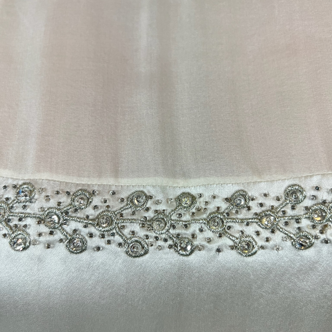 TEMPERLY LONDON Casacca in seta panna