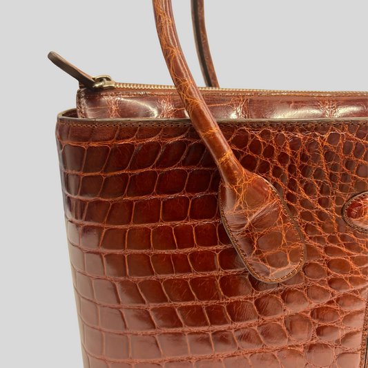 TOD'S Borsa in pelle di coccodrillo