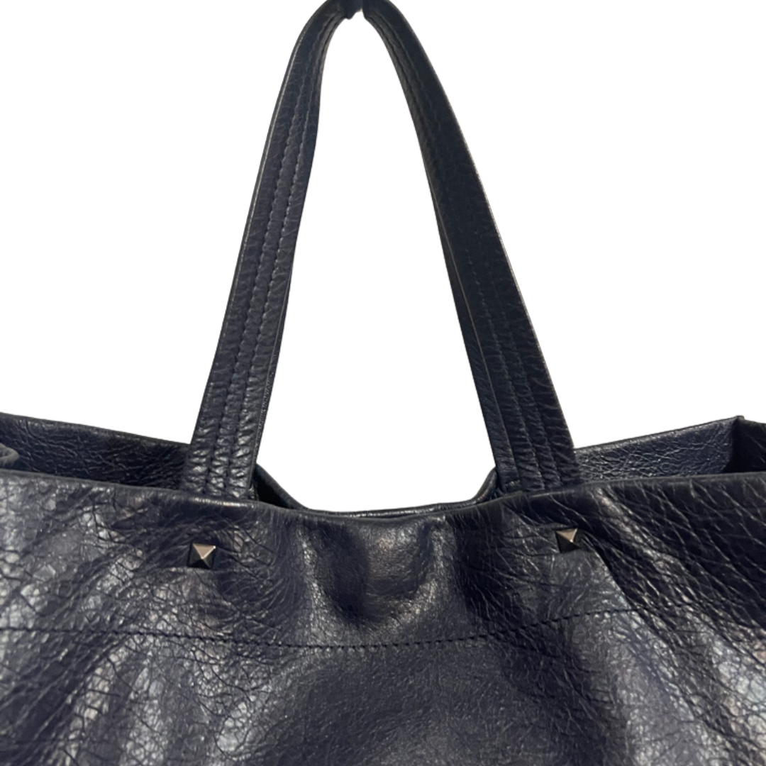 VALENTINO Borsa shopping in pelle Rockstud Shopping