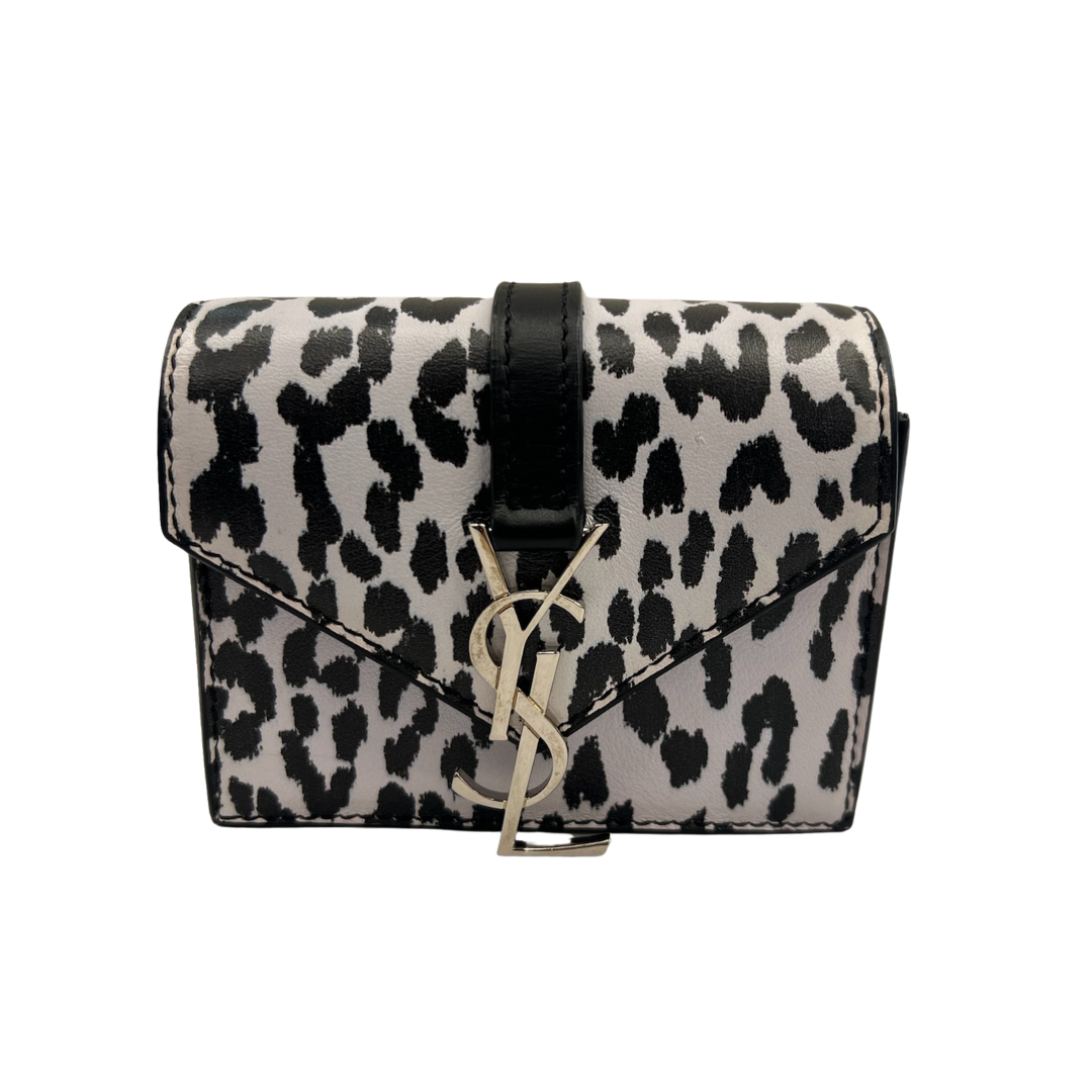 YSL Borsa Cassandra Micro in pelle leopard animalier