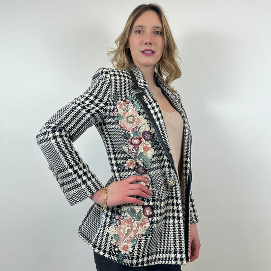 ZUHAIR MURAD Giacca lunga con ricami fiori