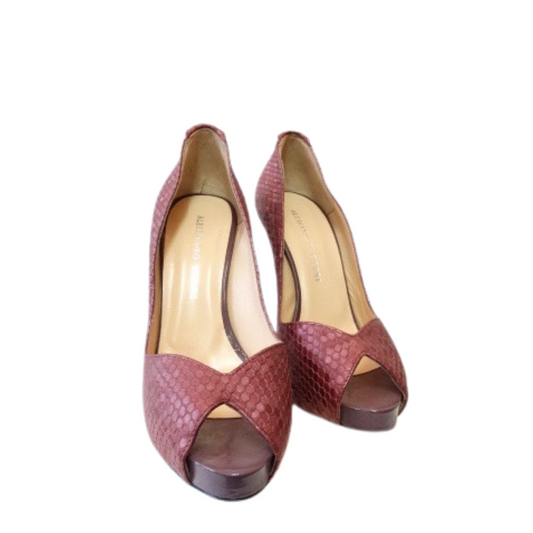 scarpe décolleté Alessantro Oteri amaranto