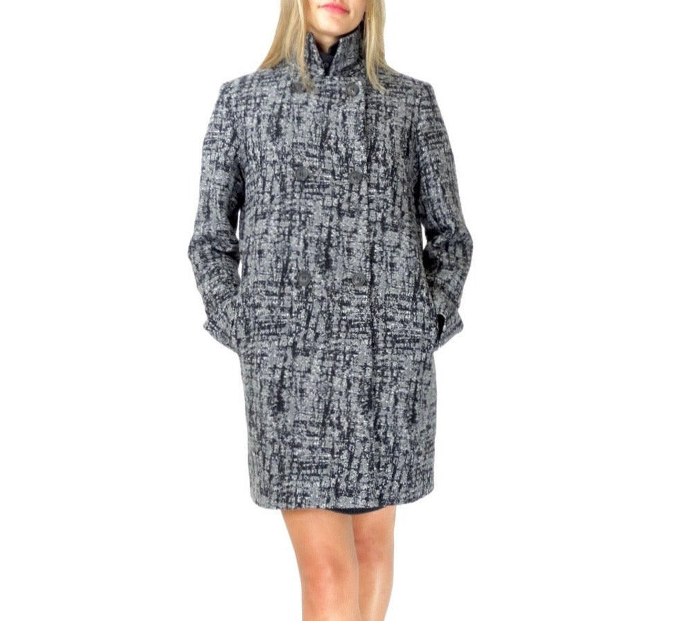 CAPPOTTO SONIA RYKIEL NERO E GRIGIO