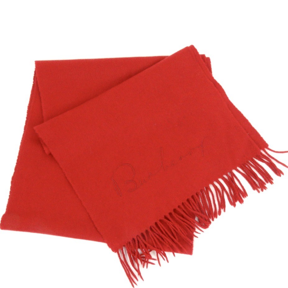 SCIARPA BURBERRY IN CASHMERE ROSSO