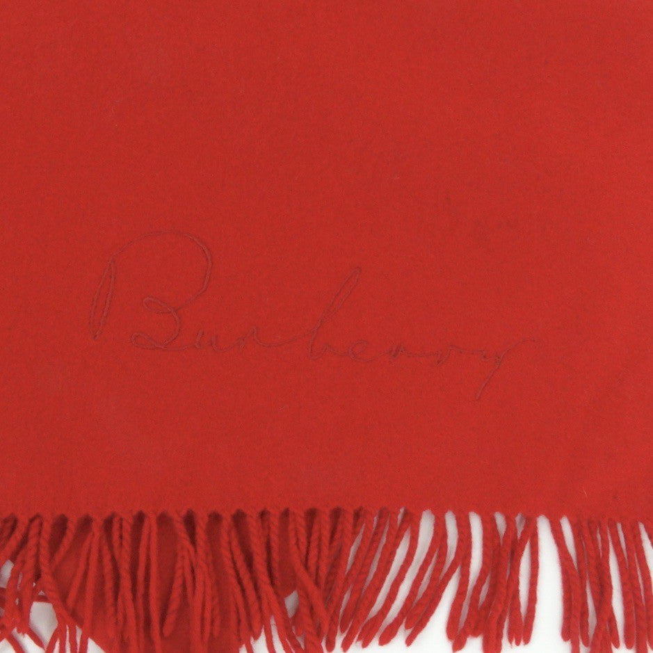 SCIARPA BURBERRY IN CASHMERE ROSSO
