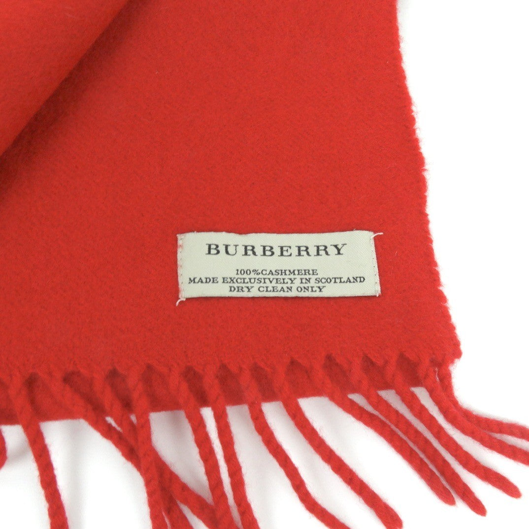 SCIARPA BURBERRY IN CASHMERE ROSSO