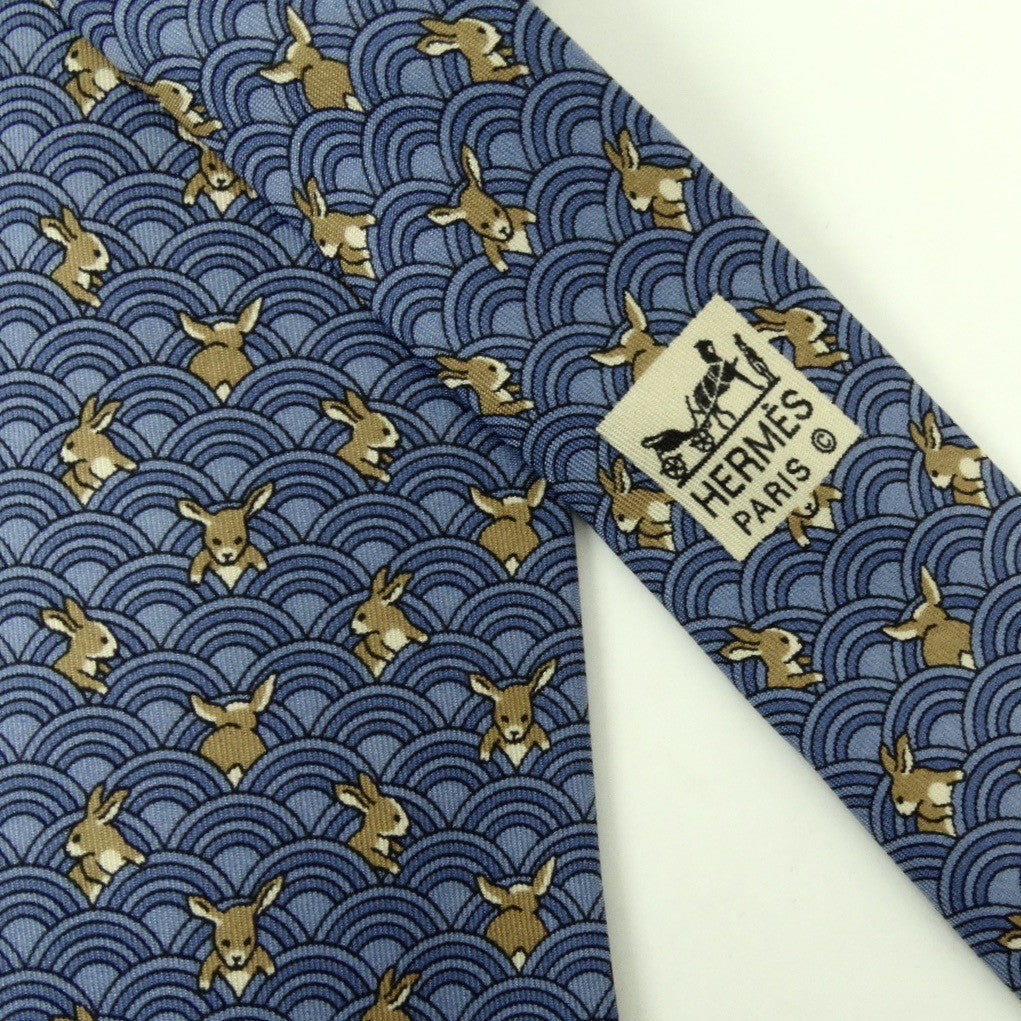 Cravatta Hermes coniglietti