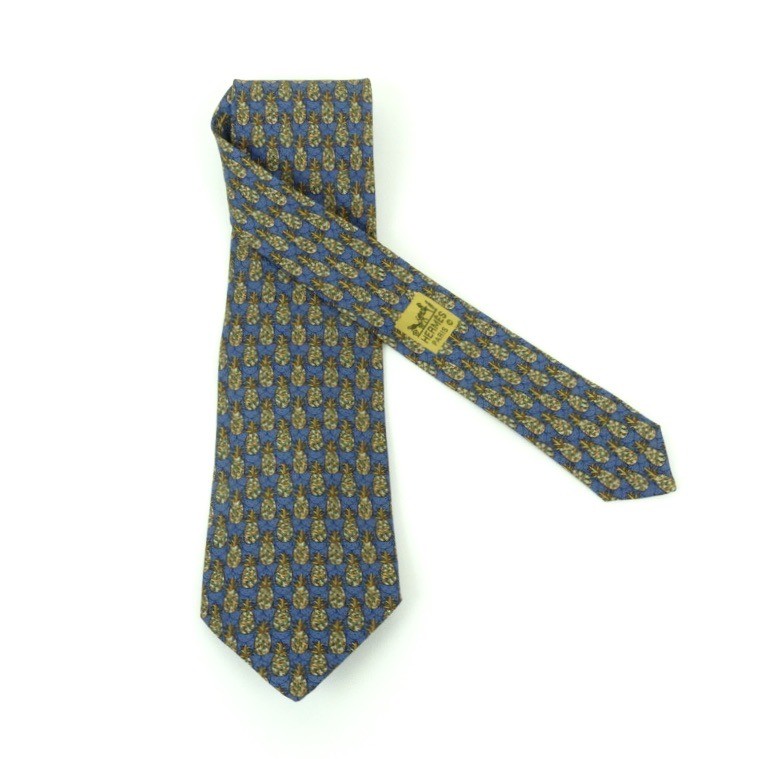 Cravatta Hermes ananas