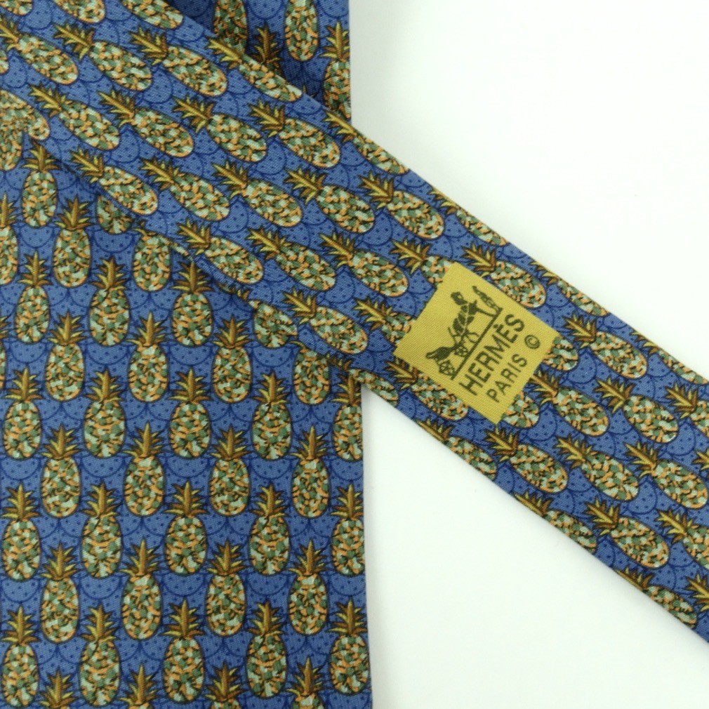 Cravatta Hermes ananas