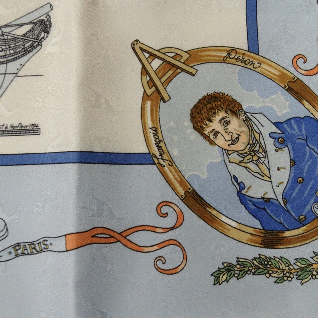 Foulard Hermes azzurro