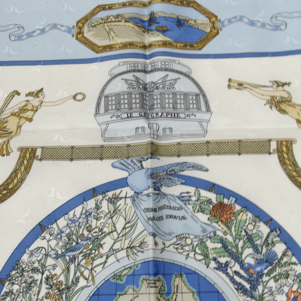Foulard Hermes azzurro